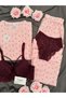 Women's 100% Cotton Breathable Short Sleeve Pajama Set with Underwear - 4