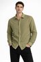 Huffa Men's Cotton Regular Loose Long Sleeve Shirt 7585