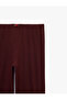 Elastic Waist Viscose Blend Comfortable Cut Pajama Bottoms - 4