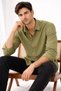 Huffa Men's Cotton Regular Loose Long Sleeve Shirt 7585 - 2