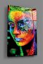 Neon Woman Design Glass Table - 2