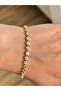 Gold Star Detailed Zircon Stone Bracelet – Stylish and Elegant Design