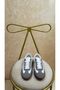 Women's White Gray Sneakers Shoes - 2