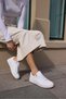 Zalvi̇ro Women's White Genuine Leather Sneaker - 3