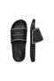 Black Men's Slippers Comfortable Sole Logo Detail Summer Style 12292042 - 5