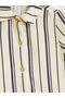 Shirt Collar Striped Baby Boy Jumpsuit - 3