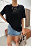 Modal Oversize Tshirt Black