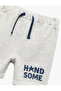 Cotton Shorts with Embroidery Detail and Elastic Waistband - 3