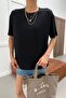 Modal Oversize Tshirt Black - 5