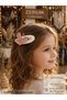 Children's and Women's Knitted Snap Buckle Handmade Butterfly Series Earth Color - 4