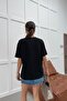 Modal Oversize Tshirt Black - 4