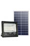 LED Projector with Solar Panel 200W and Remote Control, IP66