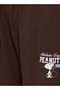 Mid-Rise Joggers with Peanuts Print - 2
