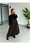 Premium Trend Cotton Long Balloon Skirt with Elastic Waist - 4