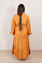 Orange Tiered Full-Length Maxi Dress - 2