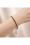 Black Adjustable Zircon Bracelet - 3