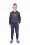 Kangaroo Pocket Hooded Basketball Print Detailed Boys' Tracksuit Set - 2