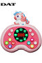 Handheld Game Console with 6 Game Modes and Light-Up Display, Assorted Character Design