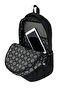 Ultra Luxury Unisex Crinkle High School, Middle School Backpack and Double Compartment Pen Holder, Keychain Gift - 8