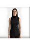 Lirona-Women's Sleeveless Semi Turtleneck Modal Blouse 3-Piece - 4