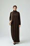 Women's Combed Cotton Dress with Stone-Embellished Front and Handles, Plus Size - 2