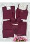 Women's 100% Cotton Breathable 6-Piece Pajama Set with Underwear