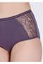 0121 Modal-Cotton High Waist Lace Side 4-Piece Women's Panties - 3