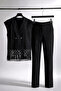 Levidor Vest and Trouser Suit 100815 Black - 4