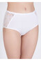 0121 Modal-Cotton High Waist Lace Side 4-Piece Women's Panties - 3
