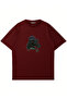 Unisex Stylish Horse Printed Crew Neck Oversize Tshirt