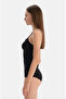 Women's Covered Tank Top 5024Kc - High Stretch Adjustable Strap Combed Cotton Tank Top - Black Ecru Brown Skin - 3