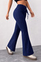 Women's High Waist Flare Leg Sweatpants – 2 Thread Count Fabric Casual & Sports Sweatpants - 4