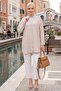 Oversize Linen Shirt Beige Hm2904 - 3