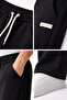 Girl's Palazo Model Black Sweatpants – Compact Combed Cotton 2 Yarns for Comfortable Daily Use - 6