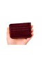 حامل بطاقات من جلد التمساح الأصلي - مصنوع يدويًا