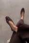 Allegro Brown Genuine Leather Ballerinas - 5