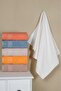 Aura 100% Natural Cotton Combed Cotton 50/90 cm Set of 6 Hand Towels