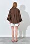 Women's Linen Shirt Brown Linen Shirt - 4