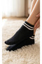 Set of 3 Striped Cotton Women's Booties Socks - 4
