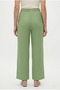 Women's New Relaxed Waist Elastic Straight Cut Pocketed Ayrobin Green Trousers - 5