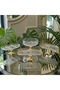 4 Piece Dowry Set, 3 Presentation Bowls, 1 Striped Salad Bowl - 2
