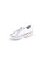 26150001Y Women's Genuine Leather Comfort Sneaker Shoes with Elastic Inserts - 4