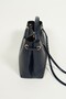 Women's Venty Navy Blue Color Gold Buckle Hand and Shoulder Bag - 2