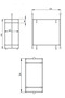 Shiny Silver 2-Tier Rectangular Bathroom Organizer Countertop Organizer with Plexiglass - 3