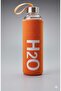 Borosilicate Glass Flask with Cover – 600 ml -Orange - 5