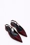 Hubert Women's Heeled Wrinkled Leather Shoes Light Burgundy - 3
