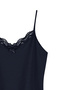 Cotton Women's Undershirt with Lace Detail at the Neck and Thin Straps - 5