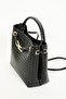 Women's Venty Black Color Gold Buckle Hand and Shoulder Bag - 3