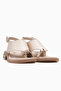 2610114Y Women's Genuine Leather Comfort Sandals with Toe Loop - 5
