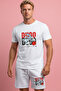 Premium 100% Cotton Oversize Minimal Design Unisex Shorts and T-Shirt Two-Piece Set - 8